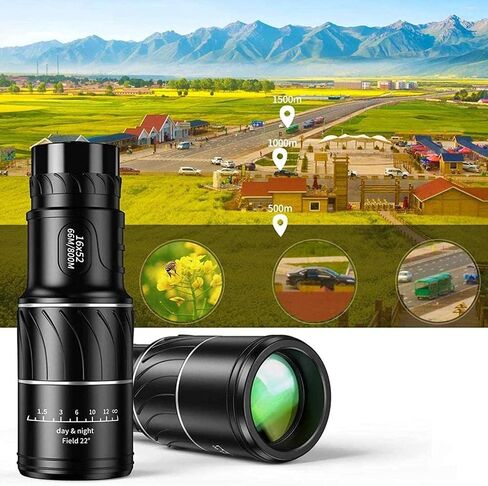 مضغوط أحادي مع الحياة BAK4 PRISM FMC عدسة أحادية المعالجة وتلسكوب الطاقة العالي 16 × 52 in Saudi Arabia