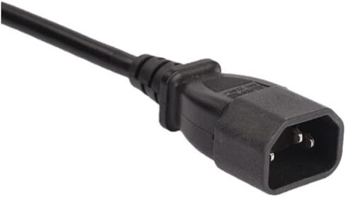 IEC y الكابل الخائن C14 إلى 5 × C13 Kettle Lead Flitter C14 تمديد كابل الطاقة للكمبيوتر ، التلفزيون ، الكمبيوتر ، الشاشة in Kuwait