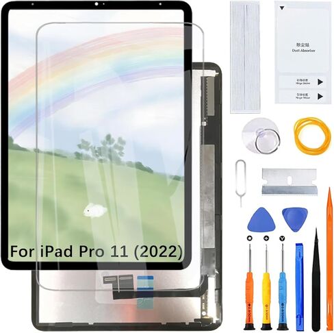 شاشة العرض لـ iPad Pro 11 (2022) A2435 A2761 A2762 A2759 LCD Screen Assembly مع مجموعة in Kuwait
