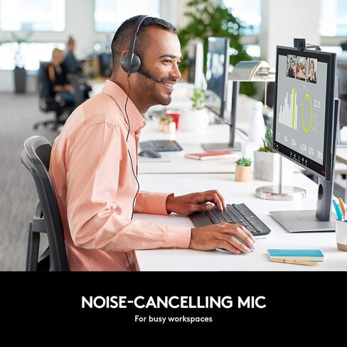 Logitech LOG981000507 USB Headset H340 (Renewed) in Saudi Arabia
