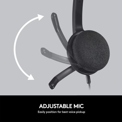 Logitech LOG981000507 USB Headset H340 (Renewed) in Saudi Arabia