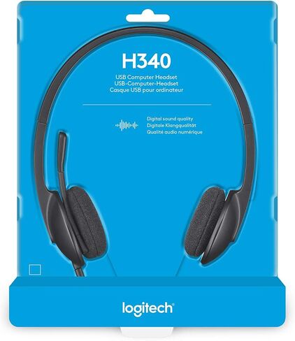 Logitech LOG981000507 USB Headset H340 (Renewed) in Saudi Arabia