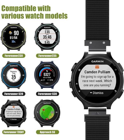 Notocity لـ Forerunner 735xt Band Nylon Forerunner 235 Smartwatch Band Forerunner 630/620/220/230 نهج S6 Watchband in Kuwait