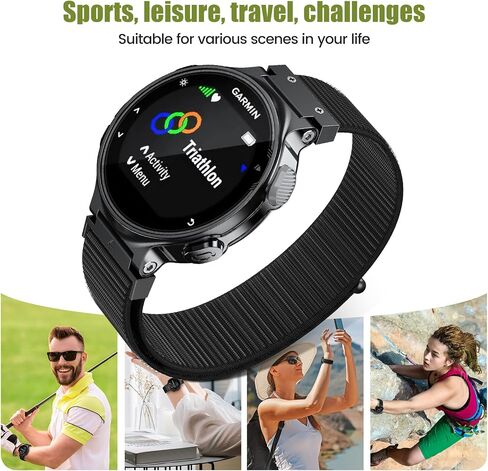 Notocity لـ Forerunner 735xt Band Nylon Forerunner 235 Smartwatch Band Forerunner 630/620/220/230 نهج S6 Watchband in Kuwait