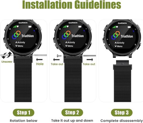 Notocity لـ Forerunner 735xt Band Nylon Forerunner 235 Smartwatch Band Forerunner 630/620/220/230 نهج S6 Watchband in Kuwait