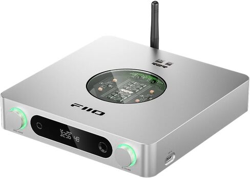 Fiio K13 R2R سطح المكتب DAC & سماعات الرأس AMP ، وعالي الدقة 24bit R2R DAC ، إخراج 2400 ميجا واط ، دفق بلوتوث LDAC ، مزود الطاقة المزدوج ، 10 النطاق PEQ ، موازنة XLR & RCA صوتية (Silver) in Saudi Arabia
