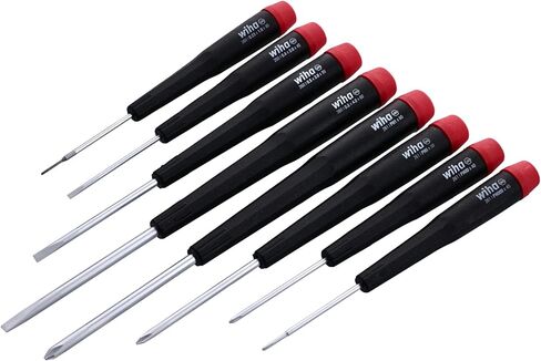 Wiha 26199 Slotted and Phillips Screwdriver Set in Rugged Canvas Pouch, 8 Piece in Saudi Arabia