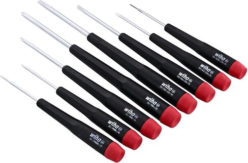 Wiha 26199 Slotted and Phillips Screwdriver Set in Rugged Canvas Pouch, 8 Piece in Saudi Arabia