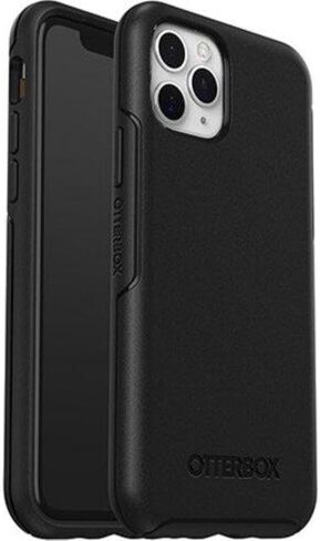OtterBox iPhone 11 Pro Symmetry Series Case - Black, Ultra-Sleek, Wireless Charging Compatible, Raised Edges Protect Camera & Screen in Saudi Arabia