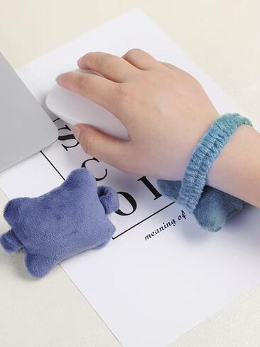 1pcs Wearable Wrist Rest Pad for Keyboard and Mouse - Comfortable Support for Long Hours of Usen Grey in Saudi Arabia