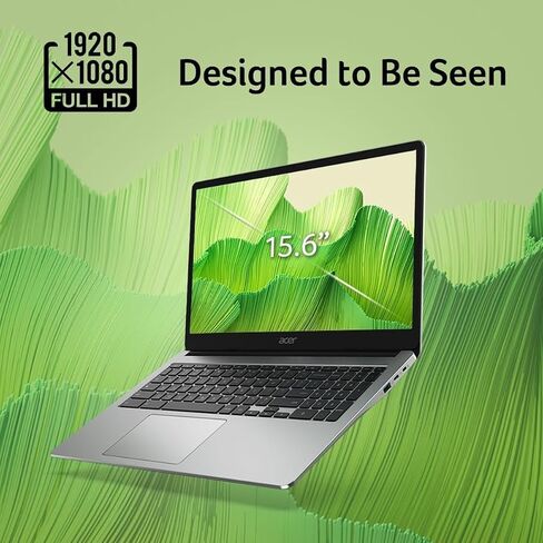 Acer Chromebook 315 Laptop (15.6" FHD, Intel Celeron N4500, 4GB RAM, 128GB Storage (64GB eMMC + 64GB SD Card) Home & Student, Long Battery Life, Numeric KB, Wi-Fi, Webcam, IST Hub, Chrome OS, Silver in Saudi Arabia
