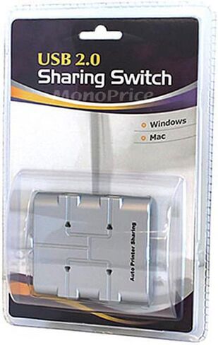 Monoprice USB 2.0 4 إلى 1 مفتاح مشاركة طابعة السيارات (105152) in Saudi Arabia