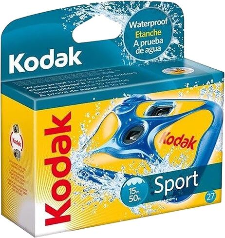 كاميرا Kodak Sport Underwater المقاومة للماء 800 ISO 35mm أحادية الاستخدام in Kuwait