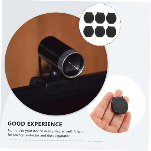 Popetpop 6PCS Camera Camera Cover Privacy Cover Flipping WebCam Lens Protector Safe و Daby Hacking and Pieping Desktop Style لاستخدام المكتب المنزلي in Saudi Arabia