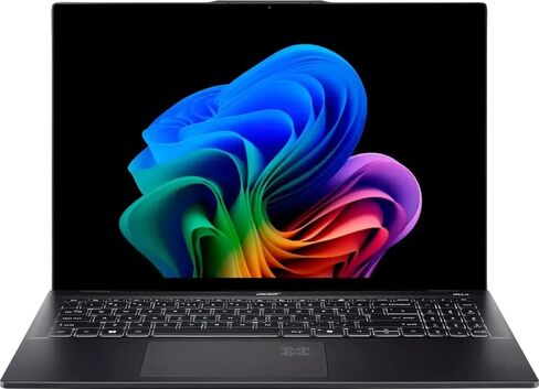 Acer Swift 16 AI Laptop 2025 16 "2880x1800 OLED Touchnen ، Intel Core Ultra 7 256V ، Intel ARC Graphics ، 16GB LPDDR5 ، 1TB SSD ، Lacklit KB ، Wi-Fi 7 ، 1440p QHD IR Camera ، copilot ، Windows 11 Home in Saudi Arabia