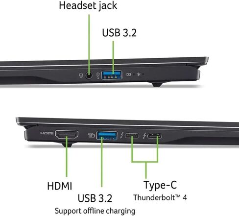 Acer Swift 16 AI Laptop 2025 16 "2880x1800 OLED Touchnen ، Intel Core Ultra 7 256V ، Intel ARC Graphics ، 16GB LPDDR5 ، 1TB SSD ، Lacklit KB ، Wi-Fi 7 ، 1440p QHD IR Camera ، copilot ، Windows 11 Home in Saudi Arabia