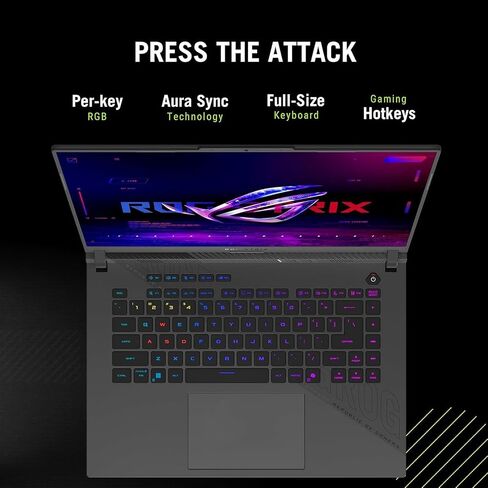 Asus Rog Strix G16 G16 Gaming Laptop 2025-16 "FHD+ 165Hz Display ، NVIDIA GEFORCE RTX 5070 TI ، AMD RYZEN 9 8940HX (Te in Saudi Arabia