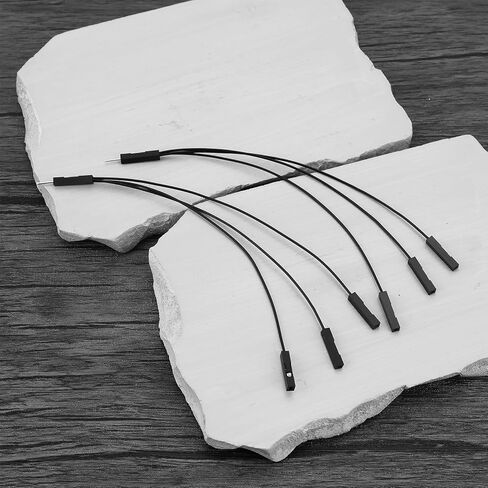 The Lord of the Tools 10Pcs Male to Female Jumper Du-pont Wire 2.54mm Pitch Ribbon Cable 28AWG for PC Motherboard 3D Printers, 140mm in Saudi Arabia