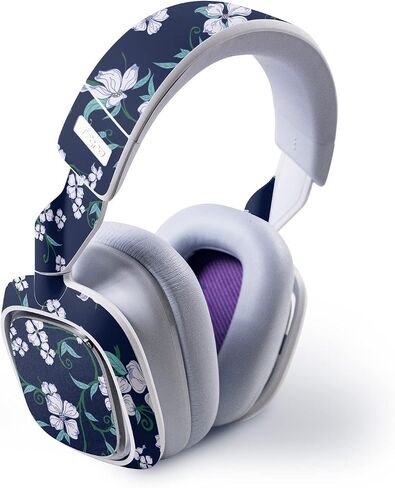 MightySkins Skin Compatible With Astro A30 Wireless Gaming Headset - White Freesia | Protective, Durable, and Unique Vinyl Decal wrap cover | Easy To Apply, Remove, and Change Styles | Made in the USA in Saudi Arabia