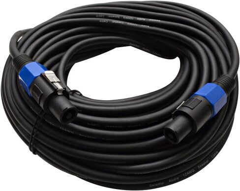 Seismic Audio 75 ft (2) 75' Foot Speakon PA/DJ Speaker Cable - TW12S75Pair in Saudi Arabia