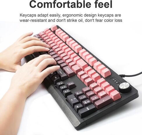 Wired RGB Gaming Membrance Keyboard. 100 ٪ Mini Creamy LED لوحة مفاتيح كمبيوتر. للكمبيوتر الشخصي كمبيوتر Mac Gamer. (أخضر) in Kuwait