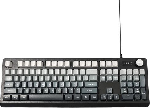 Wired RGB Gaming Membrance Keyboard. 100 ٪ Mini Creamy LED لوحة مفاتيح كمبيوتر. للكمبيوتر الشخصي كمبيوتر Mac Gamer. (أخضر) in Kuwait