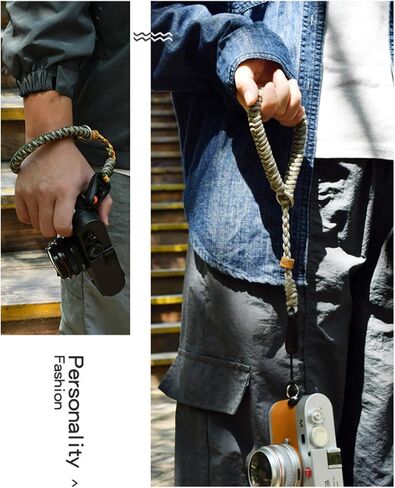 Camera Wrist Strap Quick Release, Adjustable Camera Hand-woven Strap for DSLR SLR, Replacement Wrist Strap, Load 40Kg in Kuwait