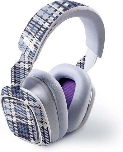 Mayyskins Skin متوافق مع Astro A30 Wireless Gaming Headset - Blue Plaid | غلاف الالتفاف الواقي ، الدائم ، والفريد من نوعه | من السهل تطبيق الأنماط وإزالتها وتغييرها | صنع في الولايات المتحدة in Kuwait