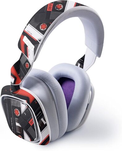 Mayyskins Skin متوافق مع Astro A30 Wireless Gaming Headset - Mixtape | غلاف الالتفاف الواقي ، الدائم ، والفريد من نوعه | من السهل تطبيق الأنماط وإزالتها وتغييرها | صنع في الولايات المتحدة in Saudi Arabia