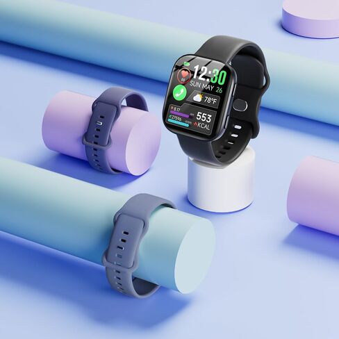 3 حزمة سليكون سبورت ووتش نطاقات متوافقة مع Gloryfit T80/T70/T60/T50 Smartwatch ، 22 مم حزام بديل سريع الإفراج ناعم للماء لـ Gloryfit P99/P98 ملحقات الرجال in Kuwait