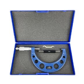 HFS(R) 2-3" Outside Micrometer with 0.0001" Accuracy, Carbide Anvil and Laser-Etched Scale