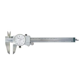 Mitutoyo 505-742J Dial Caliper, 0.1" per Rev, 0-6" Range, 0.001" Accuracy