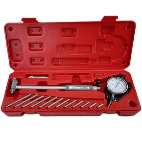 Dial Indicator Bore Gage 2" - 6" Range(0.001"), Dial Indicator Bore Gage Gauge, Stem Length 6'' with Carbide anvils (2"-6" Range