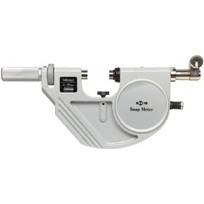 Mitutoyo 523-143 Snap Meter, 50-75mm Range, 2mm Anvil Movement, 8mm Gauge Stem Diameter, 5-10N Measuring Force