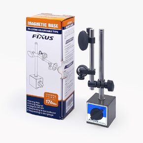 FS-2 Magnetic Base Stand with Fine Adjustable Holder for Digital Dial Indicator Gauge, 176lbs Holding Power