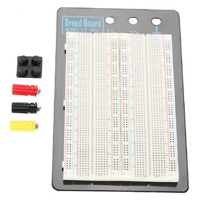 Test Breadboard，1660 Points Holes Plug-in Breadboard Solderless Breadboard Test Bed Solder Circuit Test for Electronic Circuit Assembly，commissioning and Training