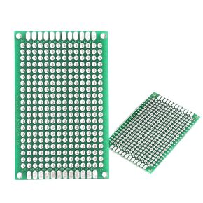 Lantee 25 Pcs Double Sided Protoboard Prototyping PCB Prototype Universal Printed Circuit Board Kit 4cm x 6cm for DIY