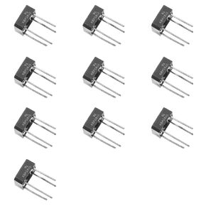 10pcs KBPC610 KBPC 610 Single Phase Silicon Bridge Rectifer 6A 1000V Bridge Rectifer 6Amp 1000Volt.