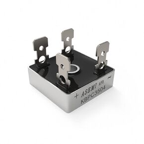 Bridge Rectifier 35A Series KBPC3504 KBPC3506 KBPC3508 KBPC3510 Sliver Metal Case (KBPC3508)