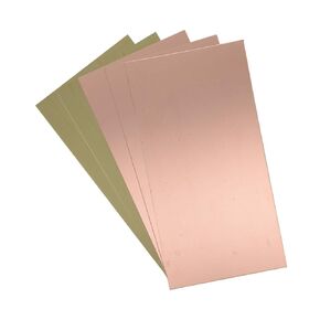 uxcell Single-Sided Copper Clad Laminate PCB Circuit Board, FR4 250x200mm 9.84x7.87 inch, 1.5mm Thickness DIY Prototyping PCB Board, Name Board, 5pcs
