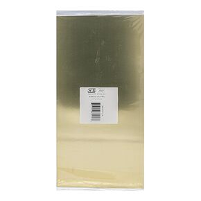 K&S Precision Metals 16405 Brass Sheet Metal Rack, 0.025" Thickness x 6" Width x 12" Length, 22 Gauge, Made in USA, Onе Paсk