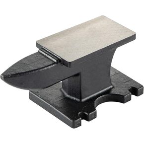 VEVOR Cast Iron Anvil, 132 Lbs/60kg Single Horn Anvil, High Hardness Rugged Round Horn Anvil Blacksmith, with Large Countertop and Stable Base, for Bending and Shaping