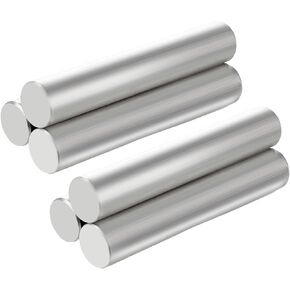 6-Pack Magnesium Fire Starter Rods, 99.99% Pure Magnesium Metal Rod, 3.5" x 0.63" – Ideal for Survival, Emergency Sparks, Outdoor Camping & Hiking (900mm x 16mm)