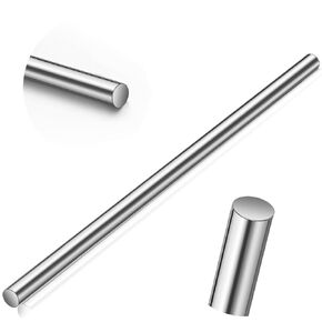 Nickel Anode Pure Nickel Bar 99.6% Nickel Rods, Diameter 0.32 in, Length 7.87 in, Nickel Rod for Experiment Nickel Electroplating Solution
