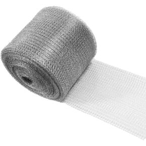 Wire Mesh for Mice Control 5 in X 36Ft,Hole Fill Fabric, Weep Holes Covers, Upgraded Stainless Steel Wire Mesh Roll, Flexible Stretchy Mesh Fabric for Garden House and DIY, Rodent Barrier