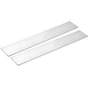uxcell Square Aluminum Flat Bar, 2pcs 1/8" Thickness 2" Width 12" Length Square Aluminum Bar 6061 Aluminum Flat Plate, 3 x 50 x 305mm T6511 Solid New Mill Stock