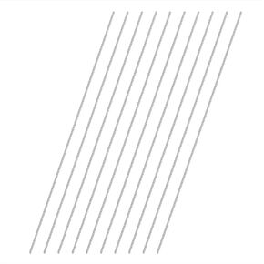 Aluminum Rods 1.5mm x 300mm Round Solid Shaft Lathe Bar Stock for DIY Crafts RC Aircraft Model Car 10pcs