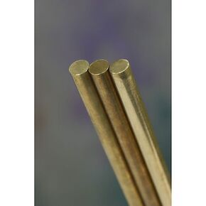 K & S Precision Metals 1165 1/4" x 36", 4 Brass Round Rods