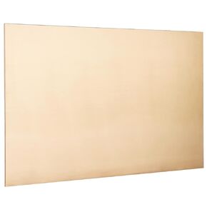 Brass Sheet, Metal Sheets Plates, 12" Length x 6" Width x 0.032" Thickness, 20 Gauge, Brass Plate Sheet