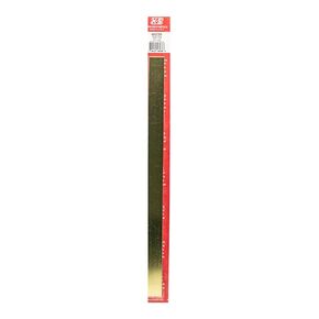 K&S Precision Metals 8238 Brass Strip, 0.025" Thickness x 3/4" Width x 12" Length, 1 pc, Made in USA